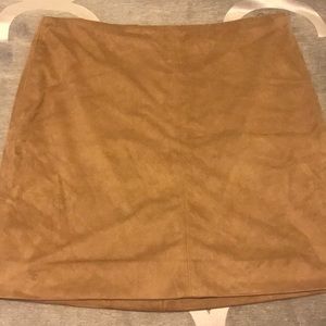 J. Crew Suede skirt